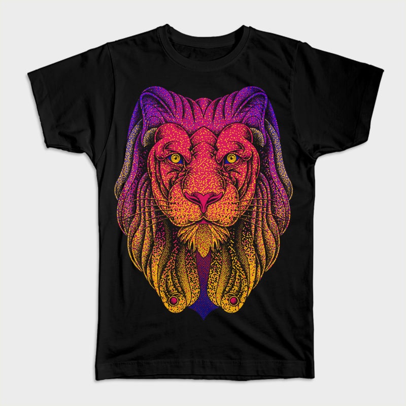 King of Wild commercial use t shirt designs