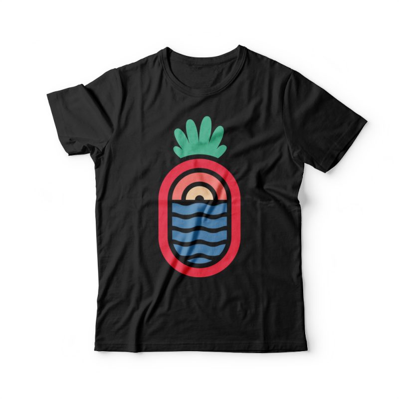 Lineapple vector t shirt design artwork - Buy t-shirt designs