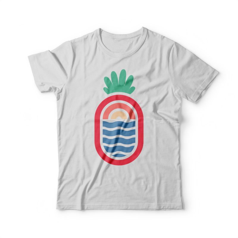 Lineapple t shirt designs for printful