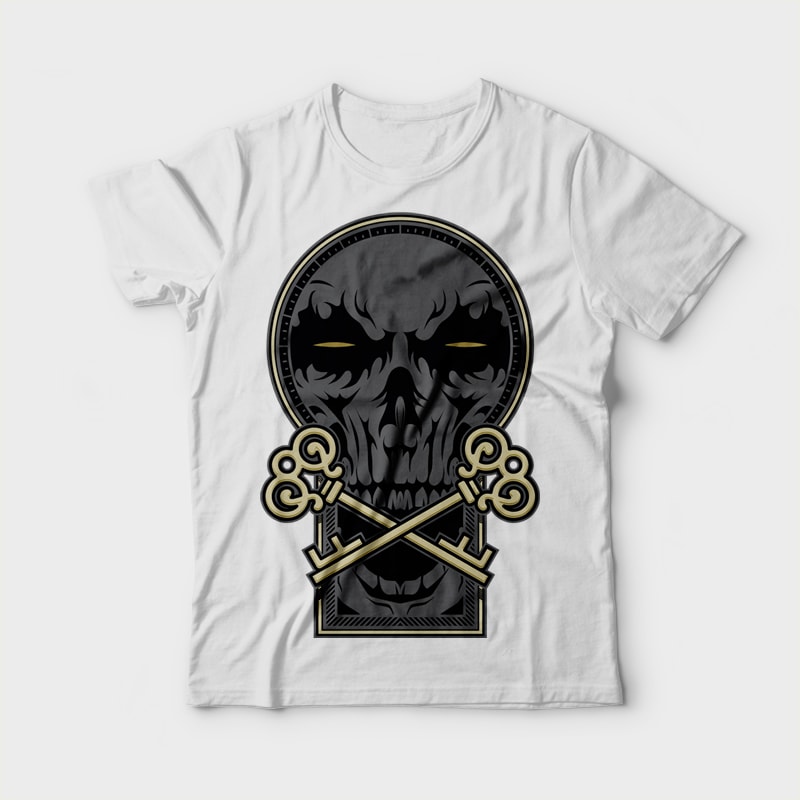 Locked t shirt design graphic