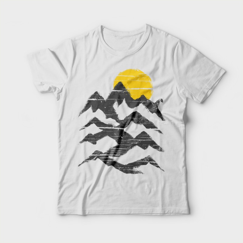 Mountain Ink commercial use t shirt designs