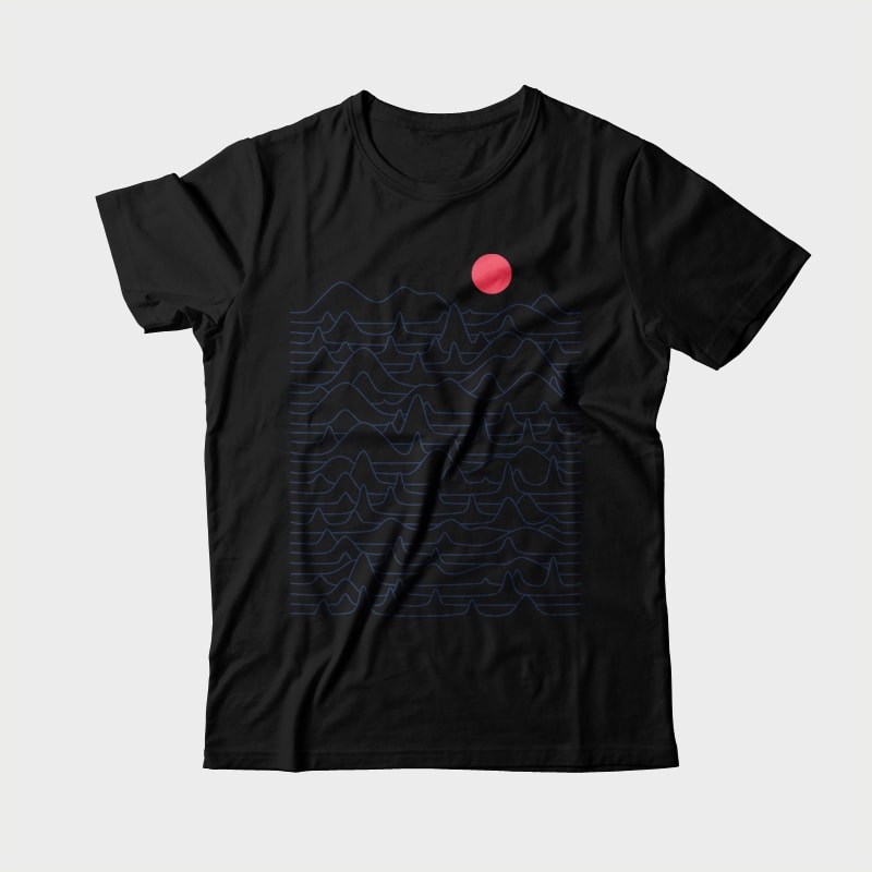 Mountain Line t shirt designs for teespring