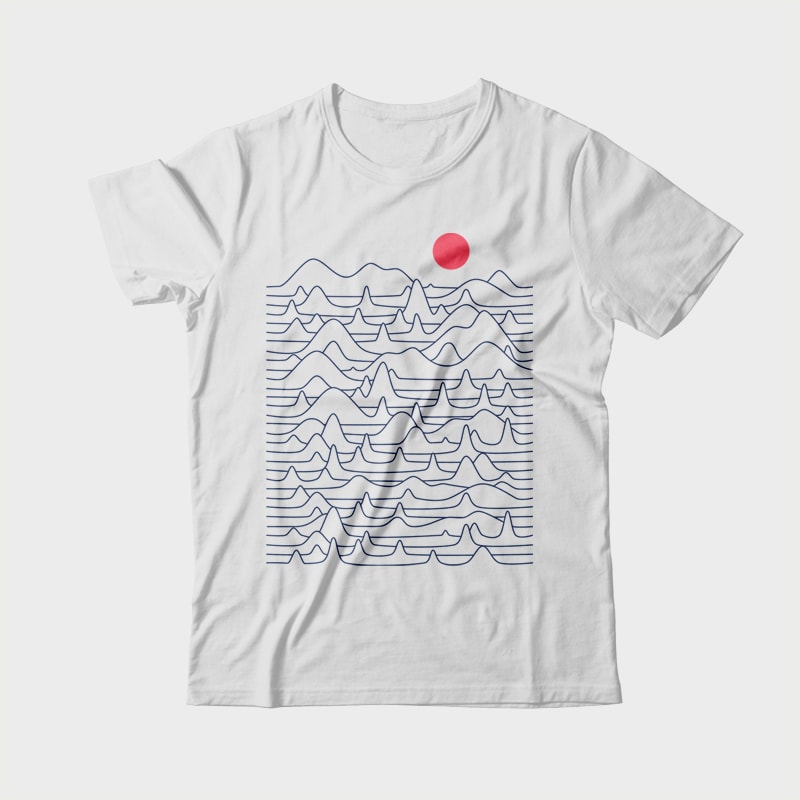 Mountain Line t shirt designs for teespring