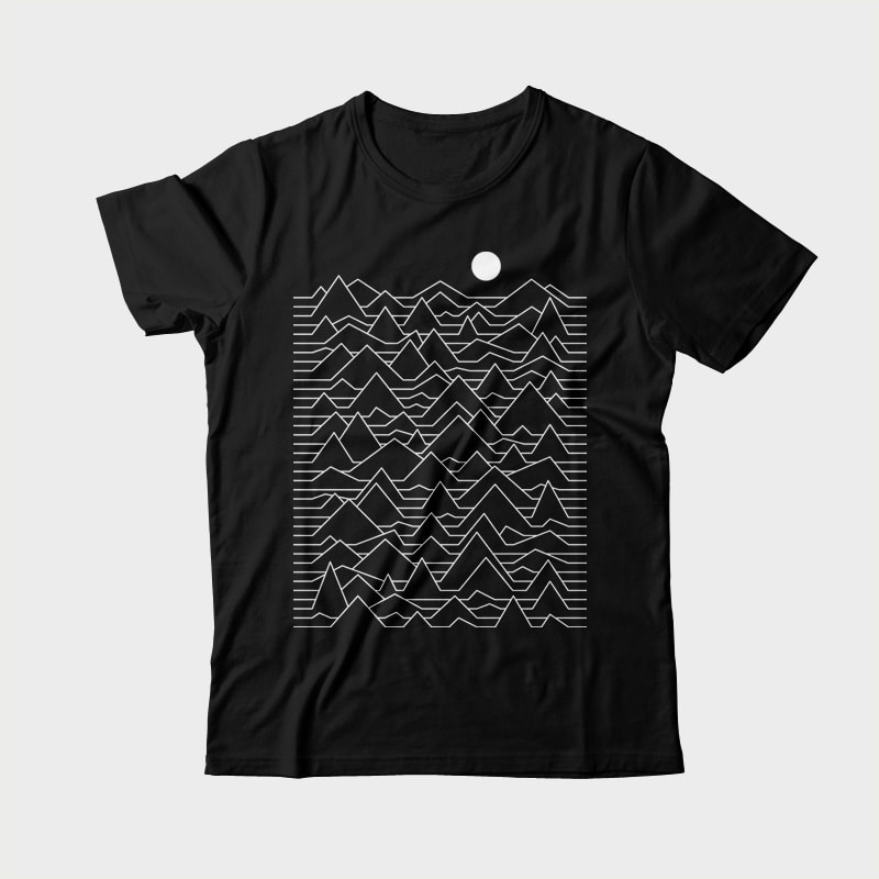 Mountains buy t shirt design