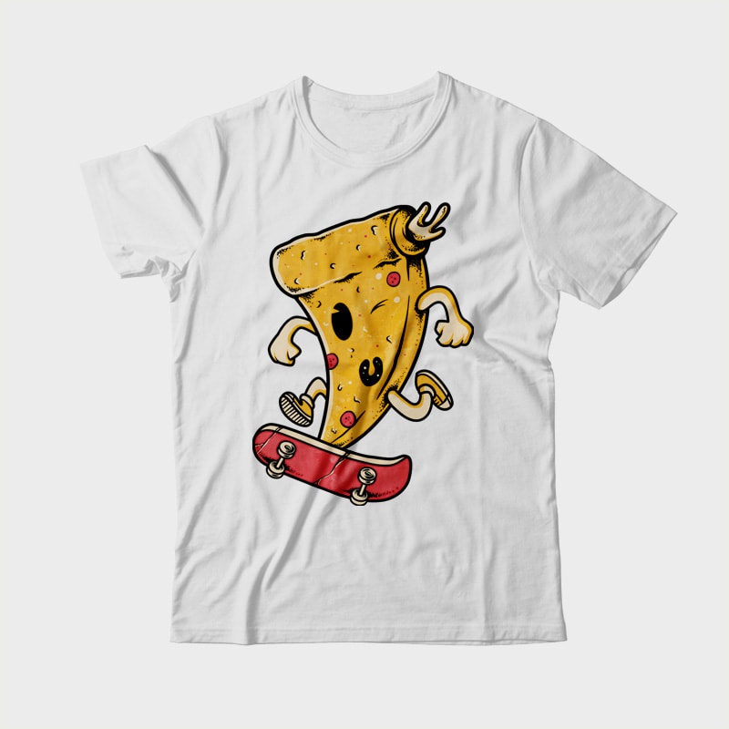 Pizzaboarding t shirt design png