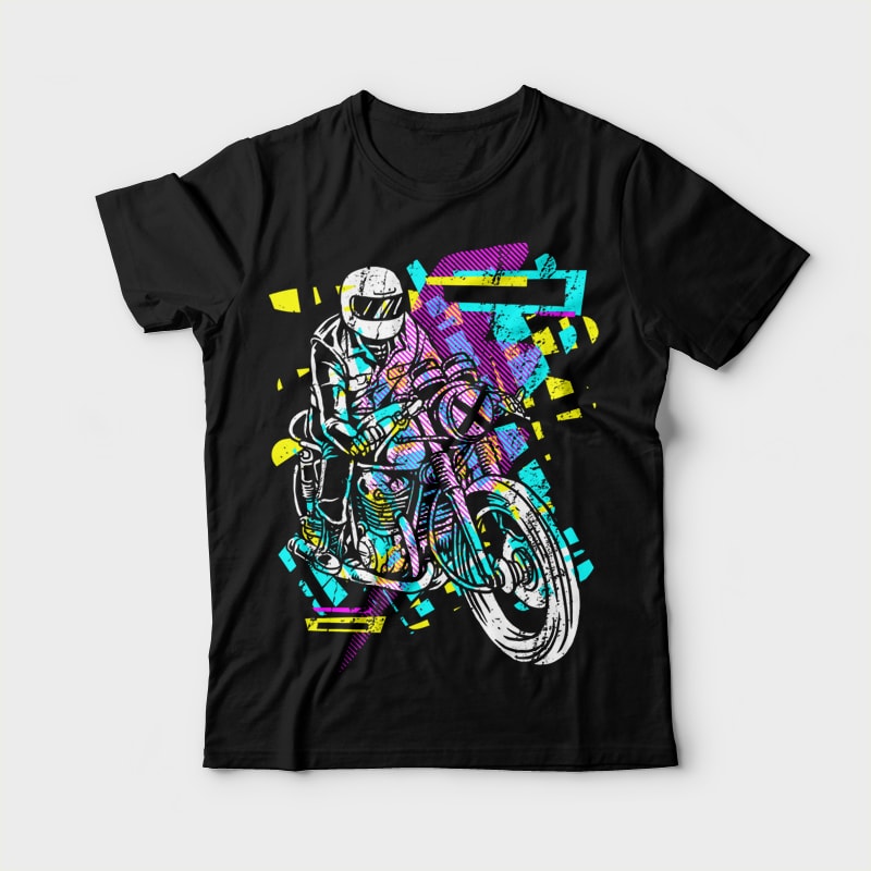Pop Biker vector shirt designs
