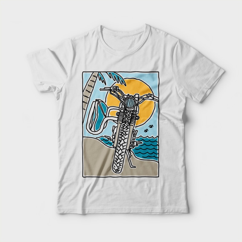 Ride and Surf t shirt design t shirt design graphic