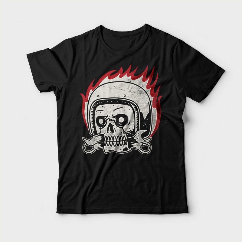 Skull Biker tshirt-factory.com