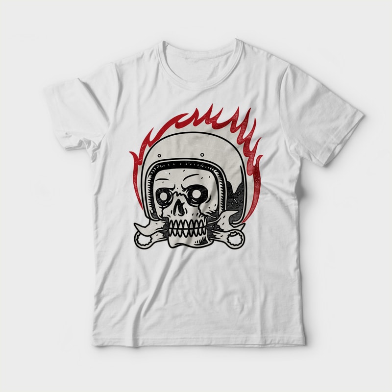 Skull Biker tshirt-factory.com
