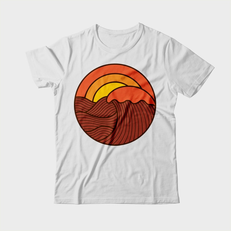 Sunset Circle tshirt-factory.com