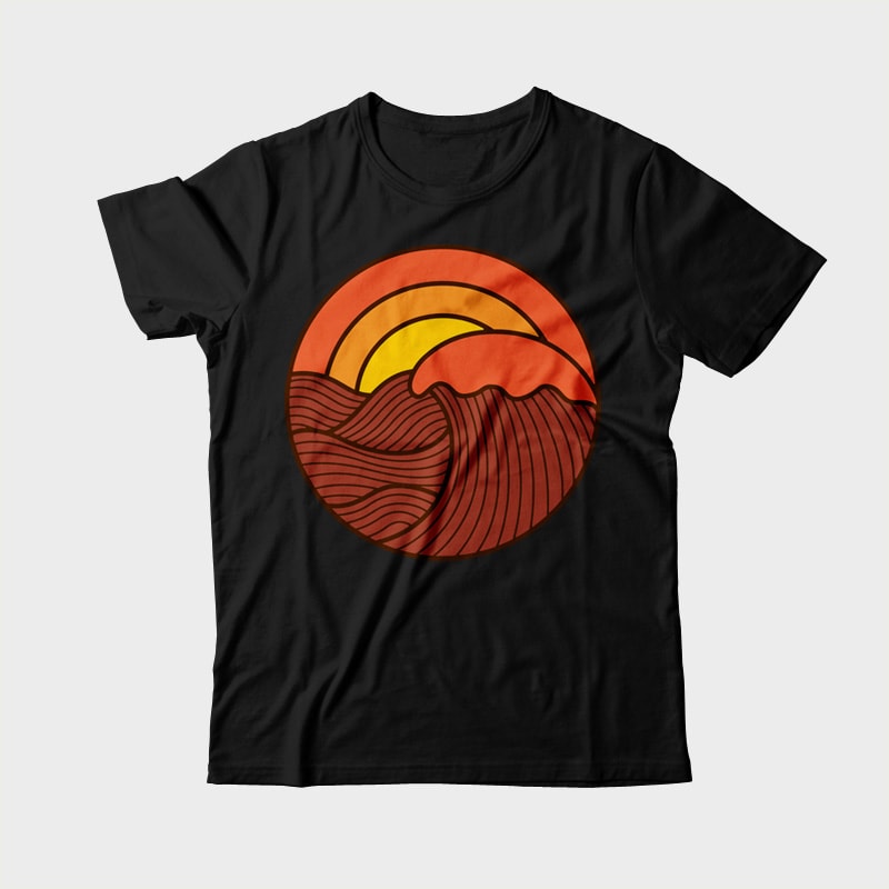 Sunset Circle tshirt-factory.com