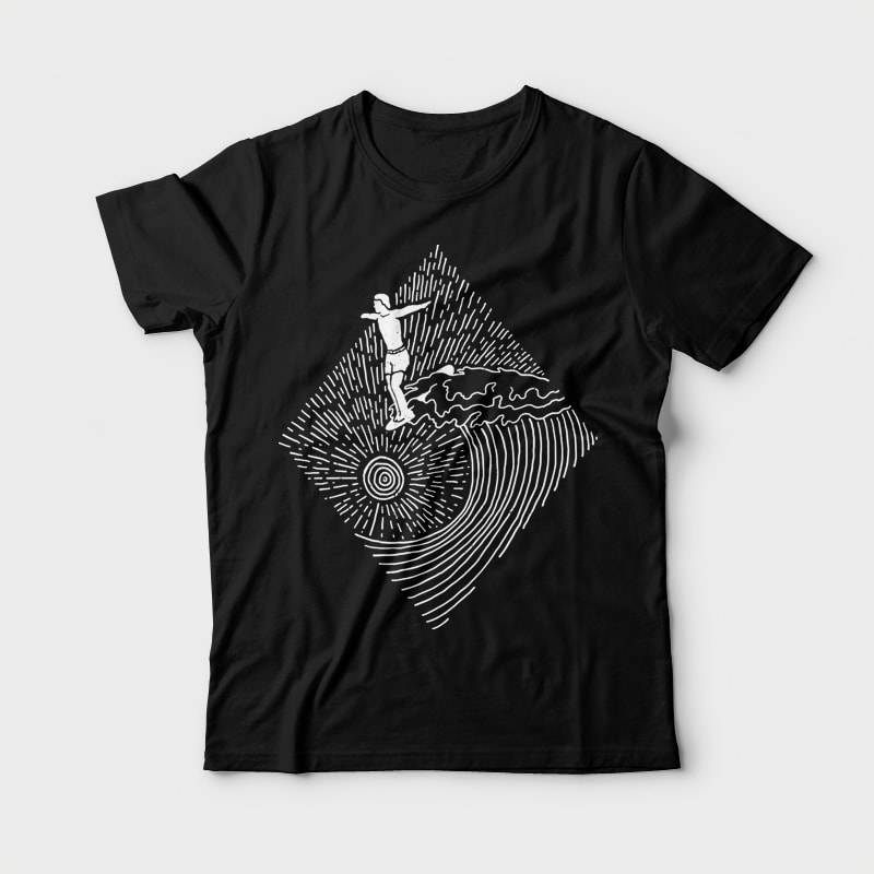Surfnose t shirt design png