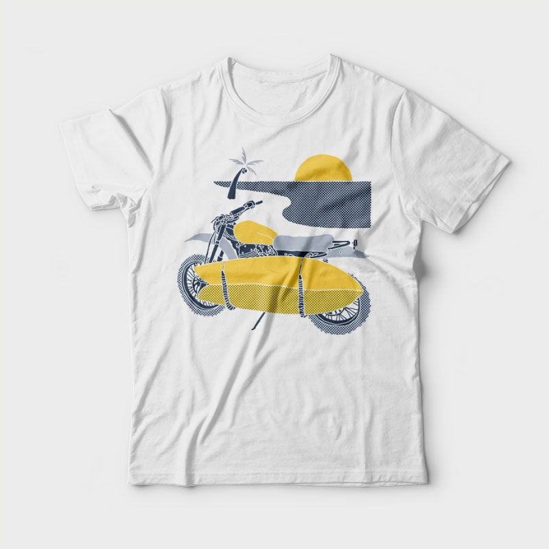 Surf Tracker t shirt designs for print on demand