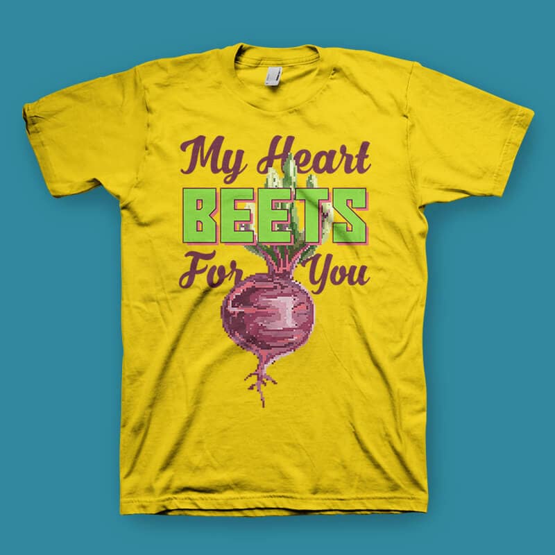 My Heart Beets For You tshirt design buy t shirt design