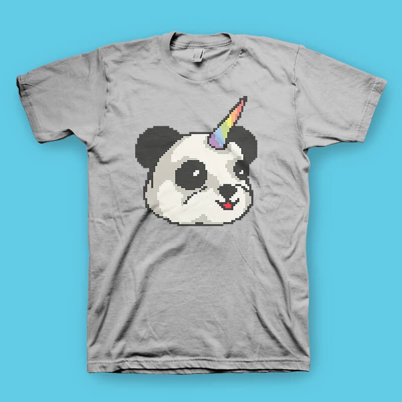 PandaCorn Vector t-shirt design buy tshirt design