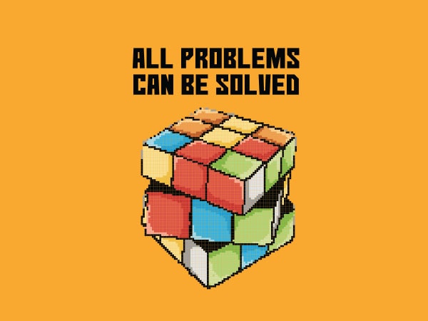 Rubik tshirt design