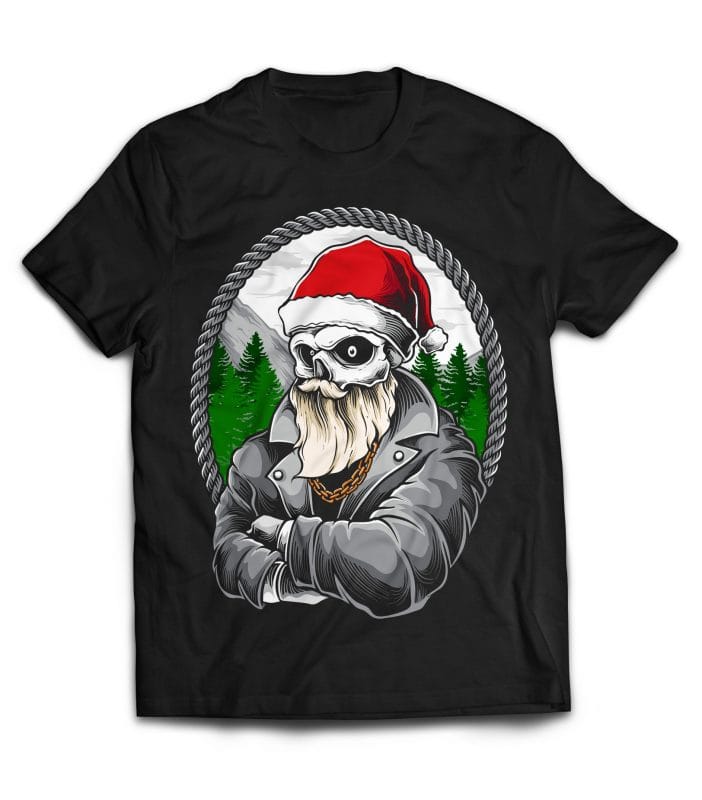 Santa Gangster tshirt factory