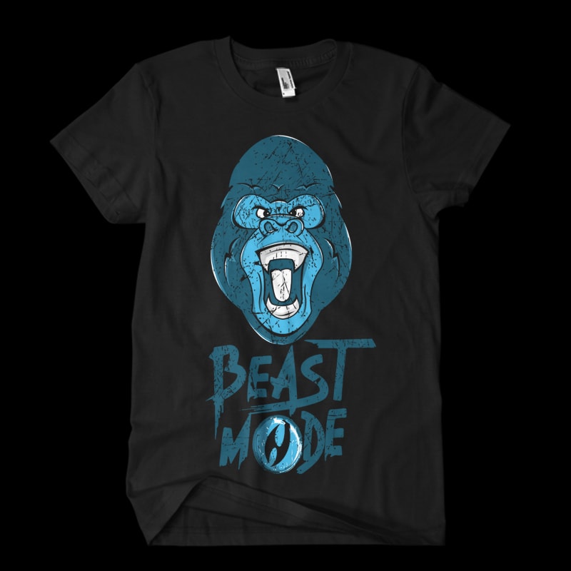 Gorilla Mode t shirt designs for teespring