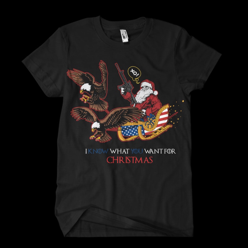 i know what you want for christmas buy tshirt design