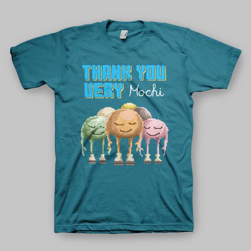 Thank You Very Mochi Vector t-shirt design buy tshirt design