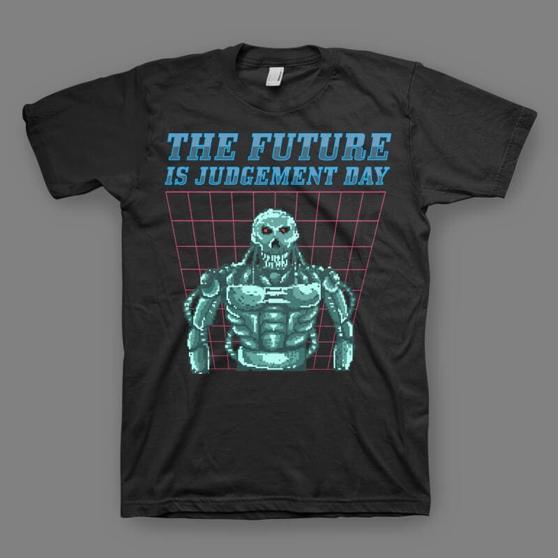 The Future Is Judgement Day tshirt design buy tshirt design
