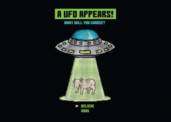 The Ufo Paradox tshirt design