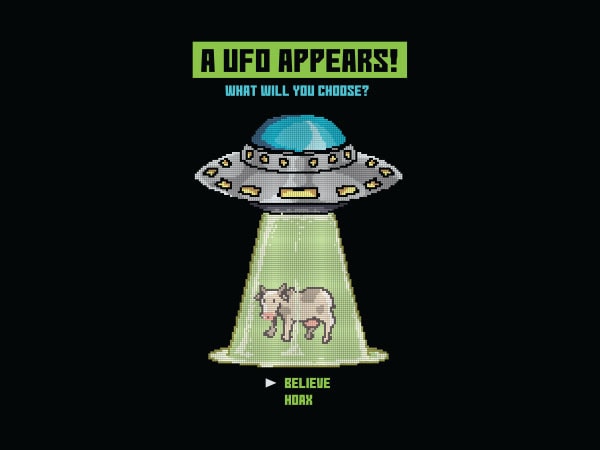 The ufo paradox tshirt design