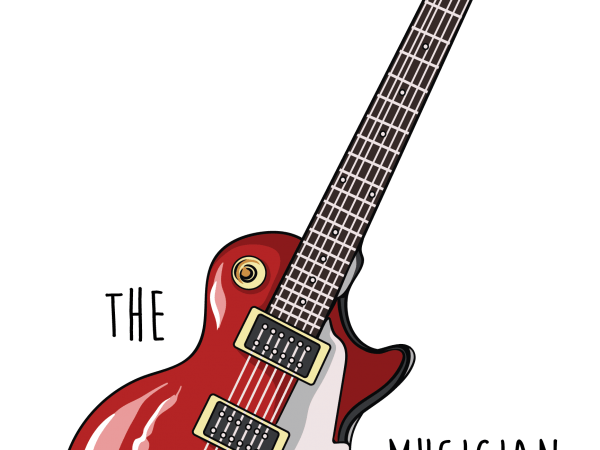 The musician vector t shirt design artwork