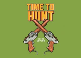 Time To Hunt Vector t-shirt design