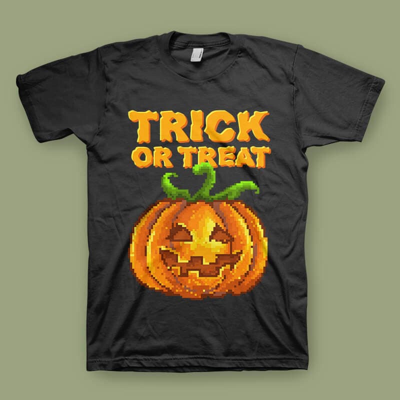 Trick Or Treat Jack O Lantern tshirt design t shirt design png