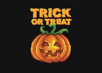 Trick Or Treat Jack O Lantern tshirt design