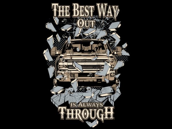 The beast way buy t shirt design for commercial use