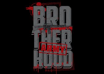 Brotherhood Veteran tshirt design vector