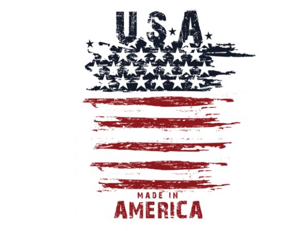 Made in usa t shirt design