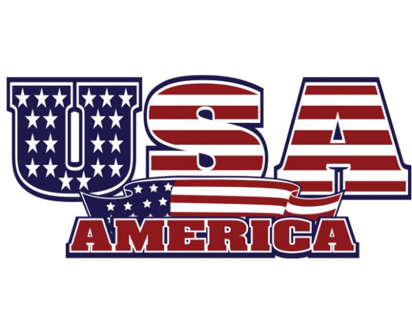 Usa t shirt design png