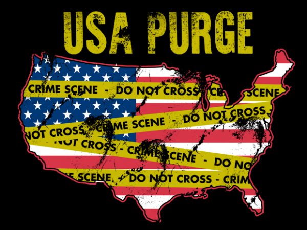 Usa purge shirt design