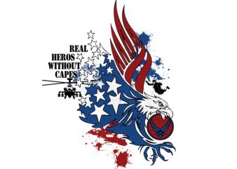 usa eagle vector shirt design