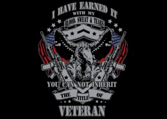 USA Flag Veteran t shirt design for purchase