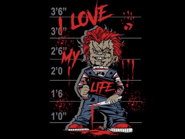 I love my life buy t shirt design for commercial use