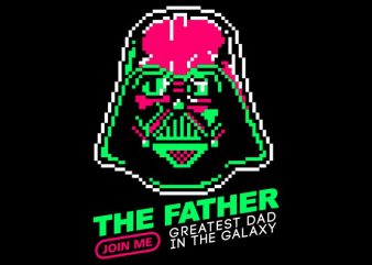 The father buy t shirt design for commercial use