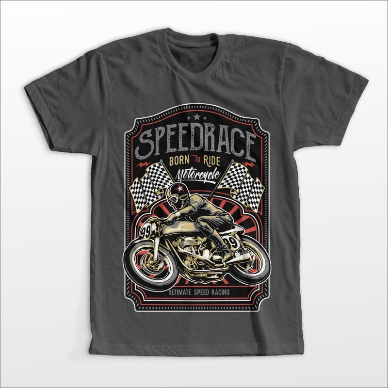 Speed racer vector shirt designs