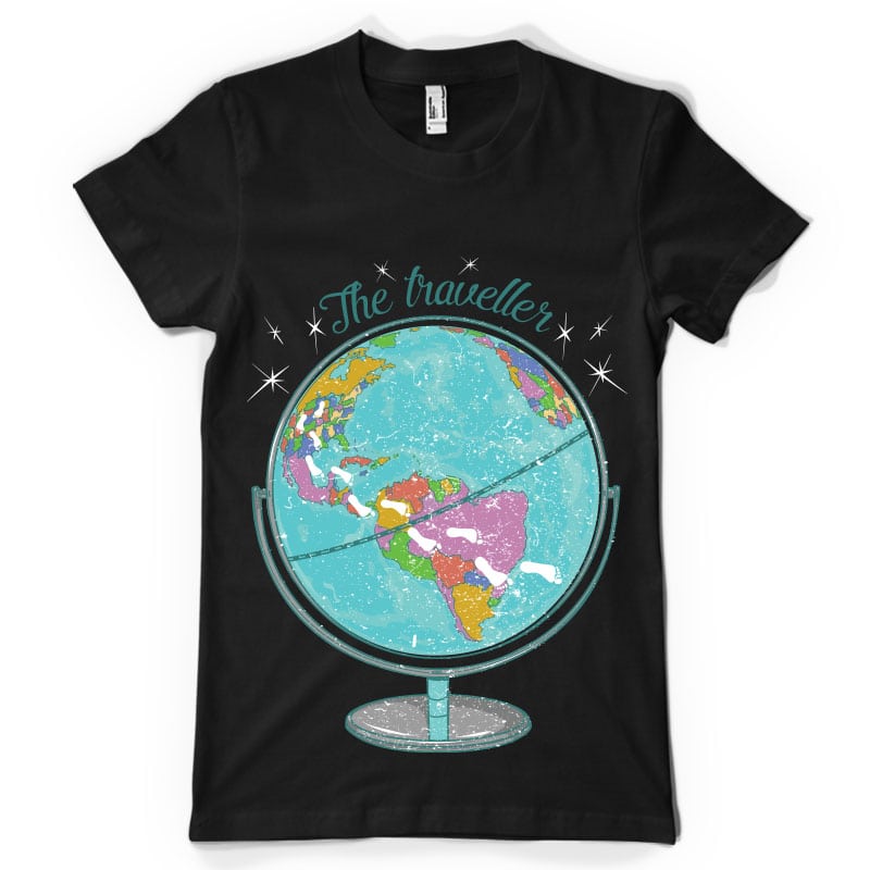 The traveller t shirt design png