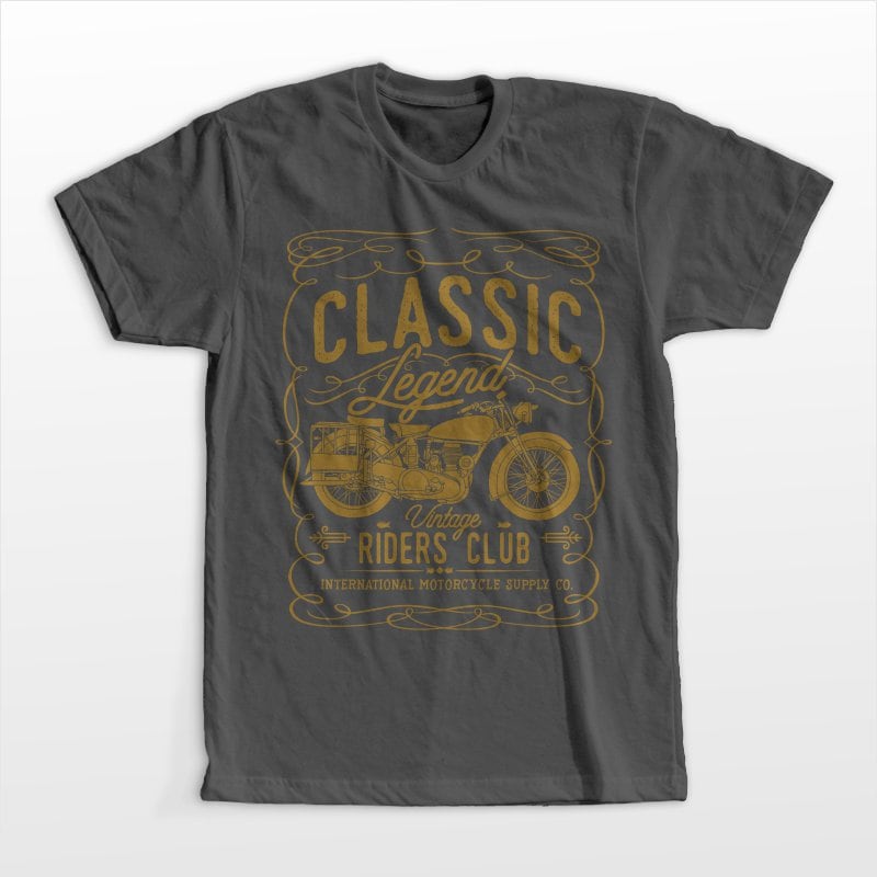 Classic Legend tshirt design for merch by amazon
