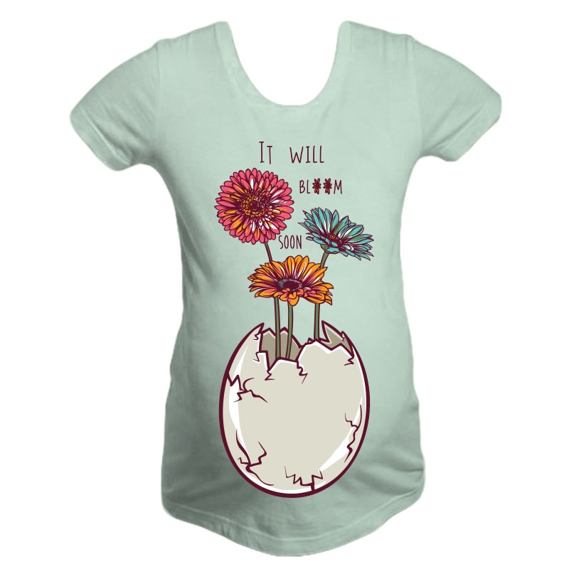 Blooming egg t shirt designs for teespring