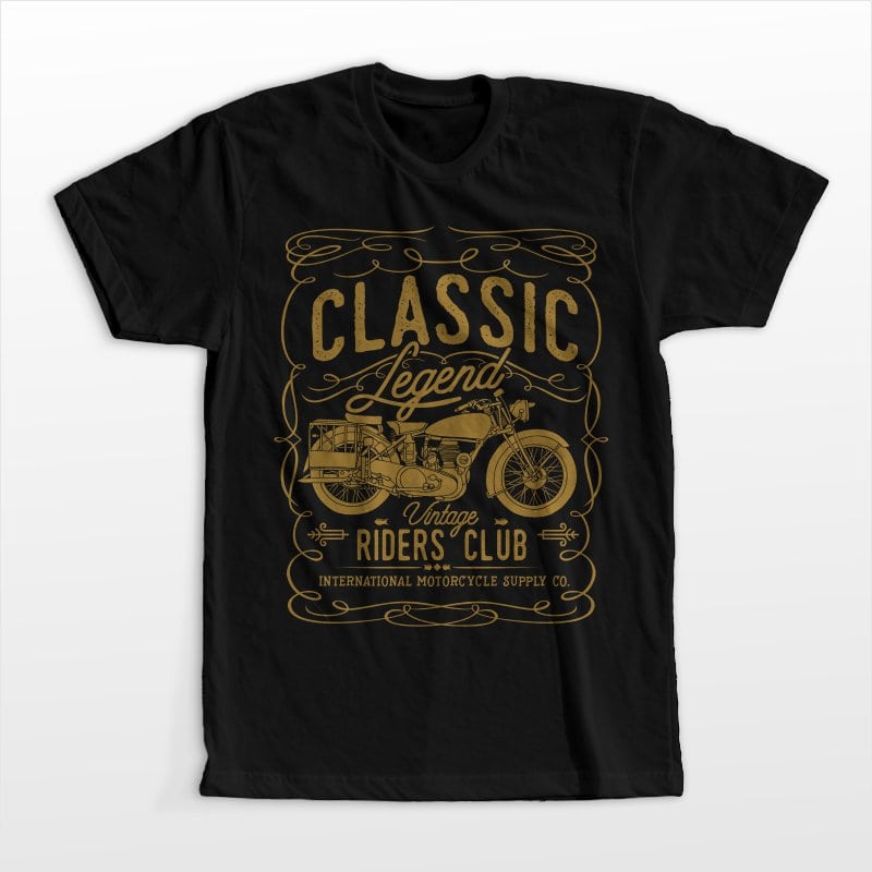 Classic Legend tshirt design for merch by amazon