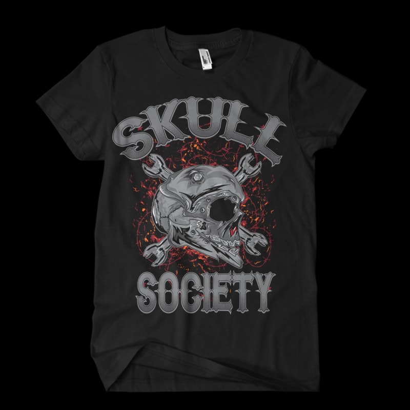 Skull society t shirts Clearance