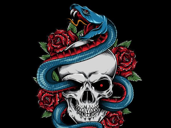 Snake vector shirt design