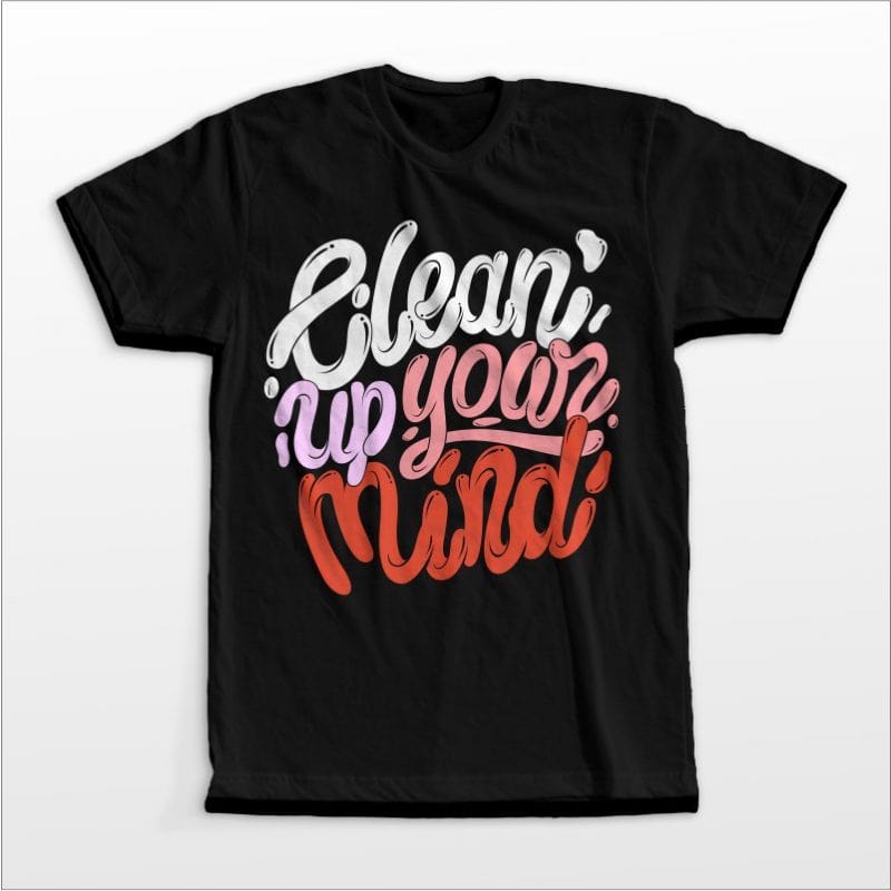 Typography tshirt designs bundle