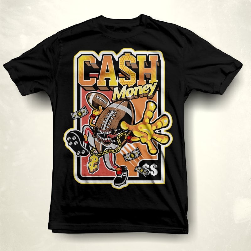 Cash Money t-shirt designs for merch by amazon