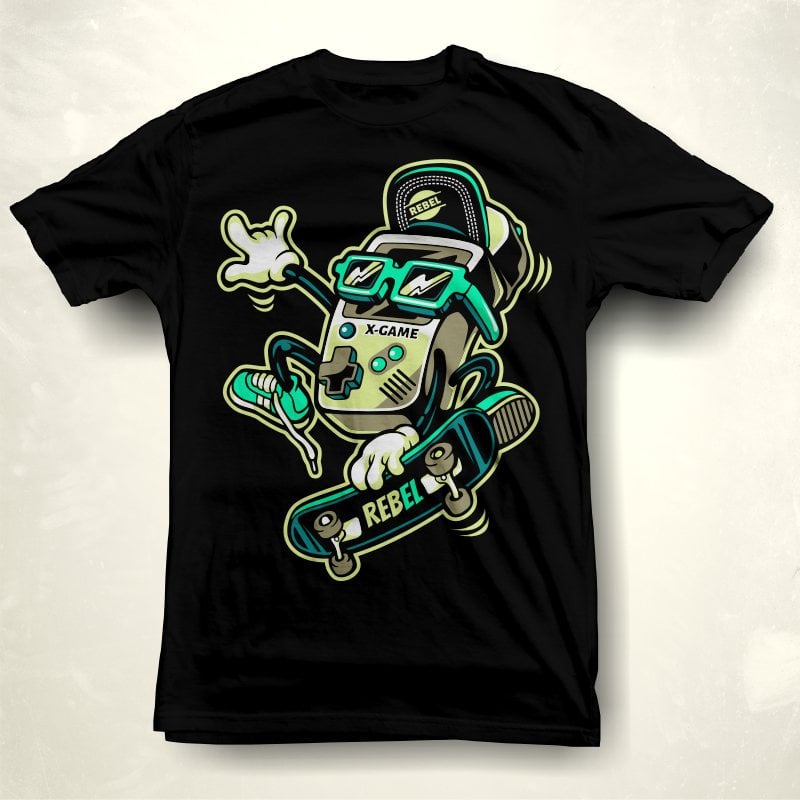 CARTOON T-SHIRT DESIGN BUNDLE #1